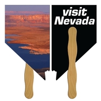 Nevada State shape fast fan with wooden stick.... from ASI 67620 Lion Circle...