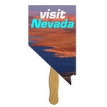 Nevada State Digital Econo Stock Shaped Fan w/ Wooden Stick