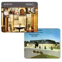 Soft tight-nit poly top and soft rubber bottom mousepad for every... from ASI...