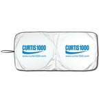 Econo-line single fabric dual panel sunshade Taller wider