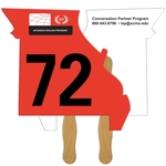 Missouri State Auction Hand Fan Full Color