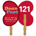 Bean Auction Hand Fan Full Color