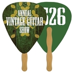 Guitar Auction Hand Fan Full Color
