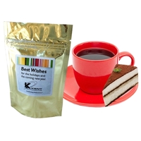 Gourmet Coffee Stand Up Bag - Gold