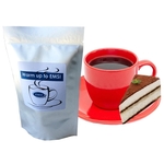 Gourmet Coffee Stand Up Bag - White