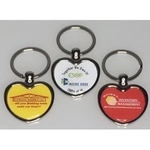 Rounded Heart Key Tag