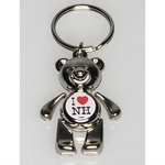 Teddy Bear Key Tag with Dome