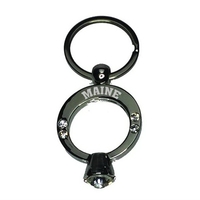 CLOSEOUT - 1 5/16" Diamond ring key tag.... from ASI 40610 Perry Blackburne...
