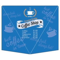 Triangle Sign Display (table tent)