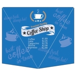 Triangle Sign Display (table tent)