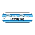 Long Oval Key Tag