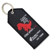 Custom Woven Key Tags, 1.96" x 4.33"