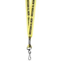Ribbon Lanyard W/swivel snap hook