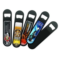 Bottle Opener with magnet back side, 4 15/16" x 1 3/16"... from ASI 53697...