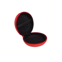 Round Eva Case with White Earphones