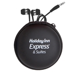 Round Eva Case with Color Matching Earphones