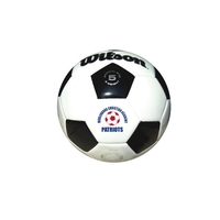 Wilson® premium synthetic leather soccer ball; official size and weight.......
