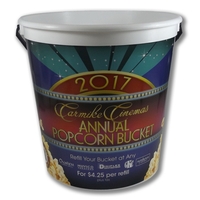 190oz. Plastic Bucket & Handle w/Full Color In Mold Labeling (IML)... from...