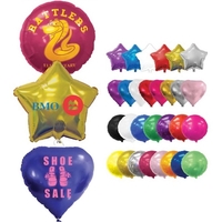 17" heart shaped foil balloon with a self-sealing valve; offered in... from...