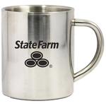 9 Oz. Double wall stainless steel mirror polish mug
