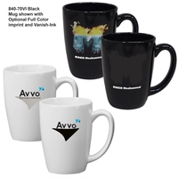 14oz Vanish Ink Bistro Challenger Mug, spot color... from ASI 80093...