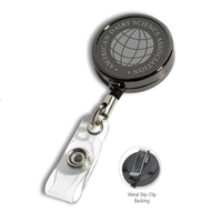 30" gunmetal retractable style badge reel.... from ASI 62660 Innovation Line