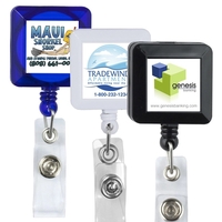 Olmsted VL 30" Cord Square Retractable Badge Reel