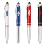 JOHN CAP OFF 3-IN-1 STYLUS PEN