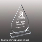Stock Acrylic Flame Award - Laser Etched