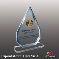 Flame shaped acrylic award with customization.... from ASI 72521 Morris Magnets