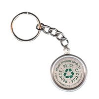 Aluminum Rolled Edge Key tag