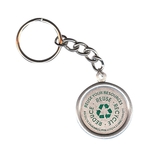 Aluminum Rolled Edge Key tag