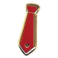 Red Tie Men's Heart Disease Awareness Lapel Pin
