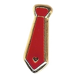 Red Tie Men's Heart Disease Awareness Lapel Pin