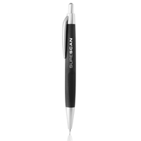 Click-action plastic ballpoint pen with a matte smooth barrel.... from ASI...