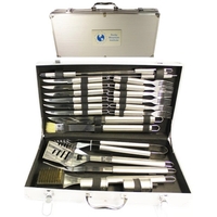 24-piece stainless steel BBQ tool Set