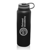 41 oz. Abilene stainless steel vacuum water bottle with screw on... from ASI...