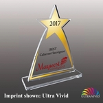 Acrylic Star Award - Ultra Vivid Color