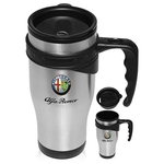 16 oz. Sporty Stainless Steel Travel Mug