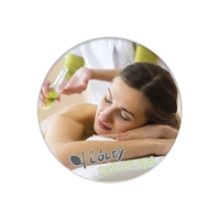 8" diameter, round full-color mouse pad.... from ASI 39552 BEL Promo