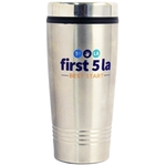 16 Oz. Stainless steel double wall travel mug