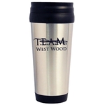 14 Oz. Stainless steel double wall travel mug,