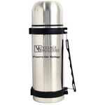 32 Oz Vacuum stainless steel bottle, w/handle & strap