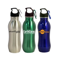 S.S. sports water bottle with curve shaped and wide mouth, 22... from ASI...