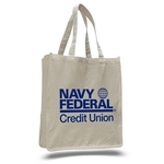 Jumbo Canvas Shopper - Natural