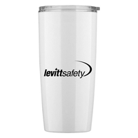 Colorful double wall tumbler with transparent lid.... from ASI 42920 Busrel Inc