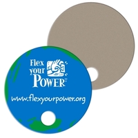 Round/Ball w/ Hole Recycled Hand Fan