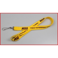 Versatile lanyards customized with crisp screen printed designs.... from ASI...