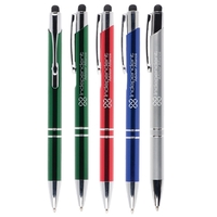 Aluminum push action pen and stylus.... from ASI 42920 Busrel Inc