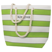 Multi-stripes beach bag with magnetic snap closure.... from ASI 42920 Busrel Inc
